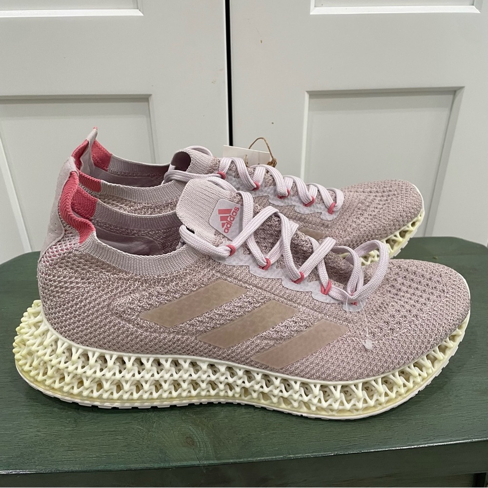 NEW ADIDAS 4DFWD RUNNING “ICE PURPLE SHIFT PINK” SNEAKERS SZ 9.5 WOMENS!